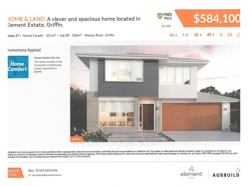 L: 34 to L: 57 Wesley Road, Griffin QLD 4503