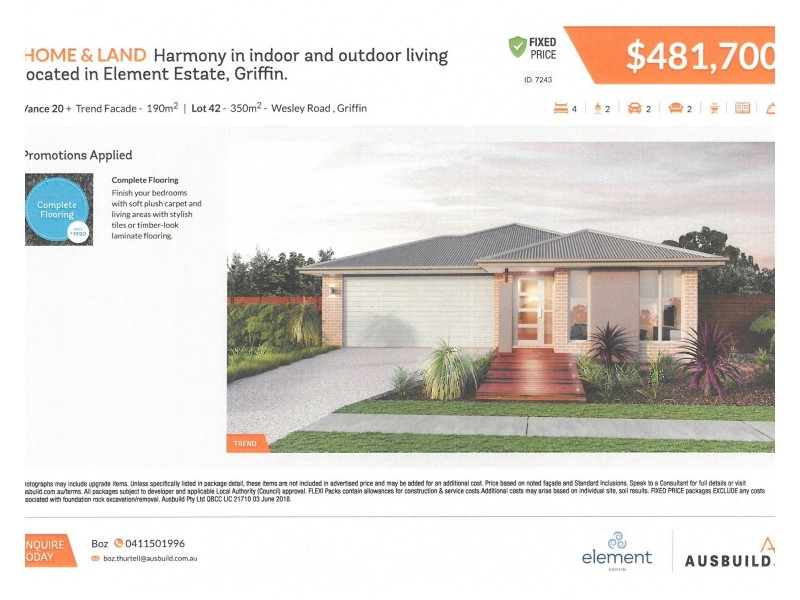 L: 34 to L: 57 Wesley Road, Griffin QLD 4503