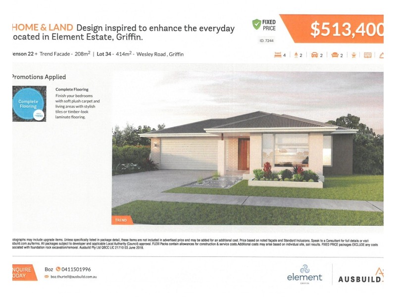 L: 34 to L: 57 Wesley Road, Griffin QLD 4503