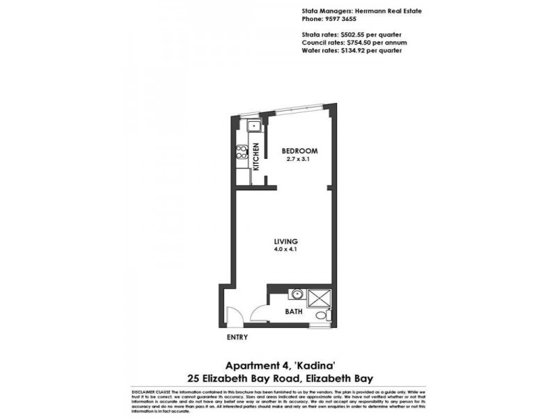 4/25 Elizabeth Bay Road, Elizabeth Bay NSW 2011
