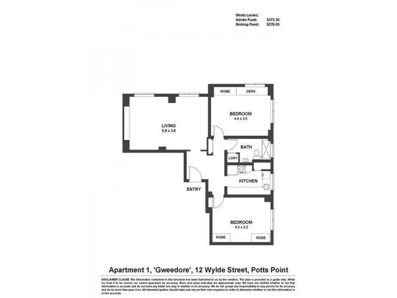 1/12 Wylde Street, Potts Point NSW 2011