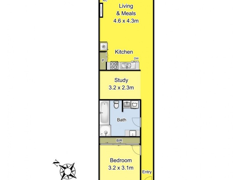 109/88 Epping Road, Epping VIC 3076 Floorplan