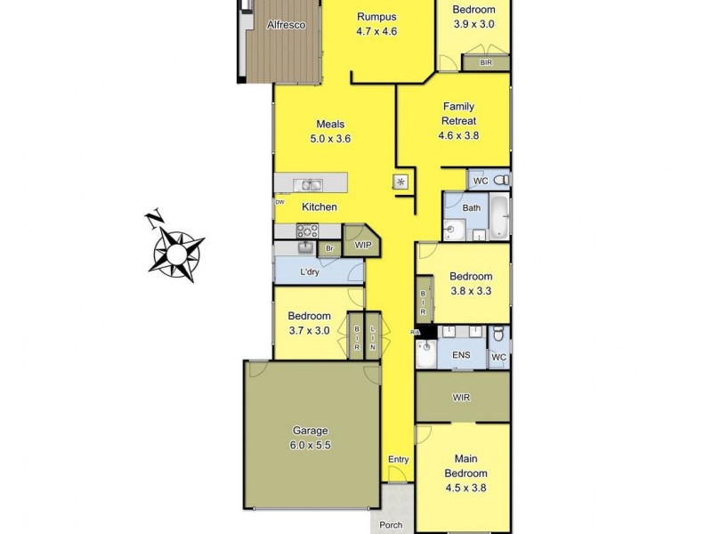 38 Strathalbyn Chase, Wollert VIC 3750 Floorplan