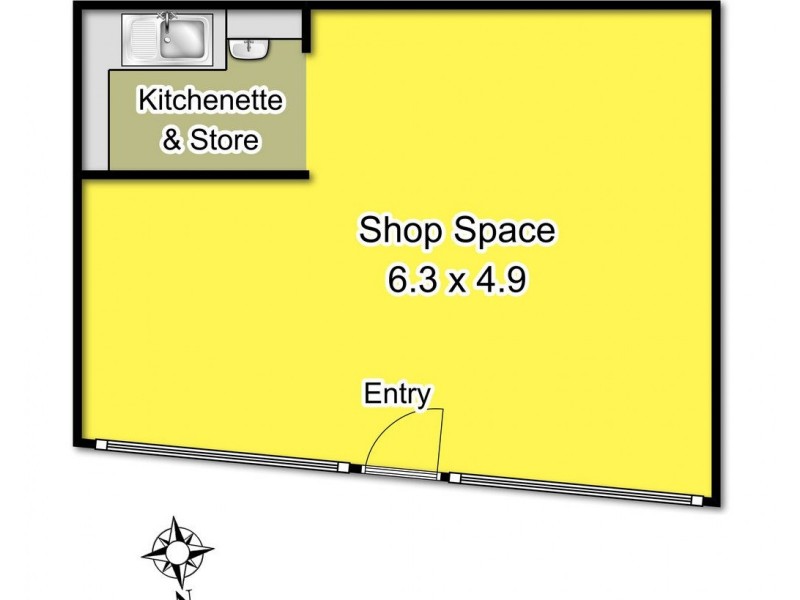 Shop 4/417-419 High Street, Preston VIC 3072 Floorplan