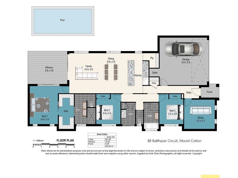 88 Balthazar Circuit, Mount Cotton QLD 4165 Floorplan
