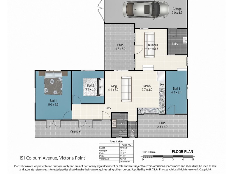151 Colburn Avenue, Victoria Point QLD 4165 Floorplan