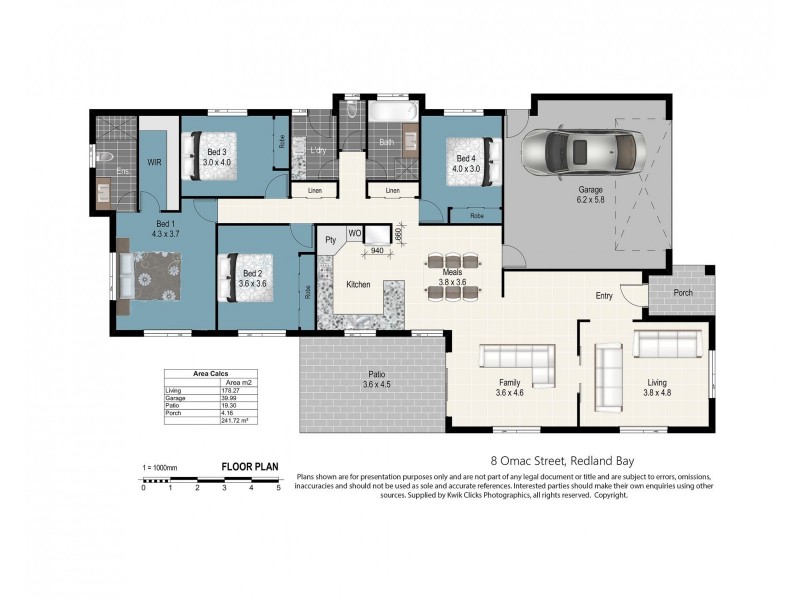 8 Omac Street, Redland Bay QLD 4165 Floorplan