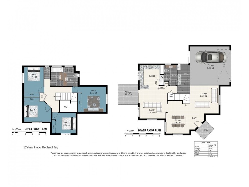 2 Shaw Place, Redland Bay QLD 4165 Floorplan