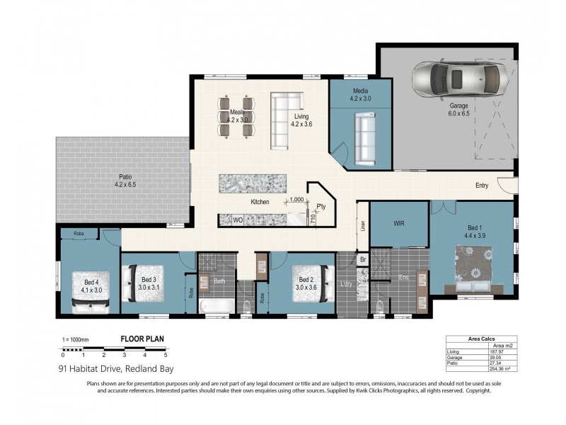 91 Habitat Drive, Redland Bay QLD 4165 Floorplan