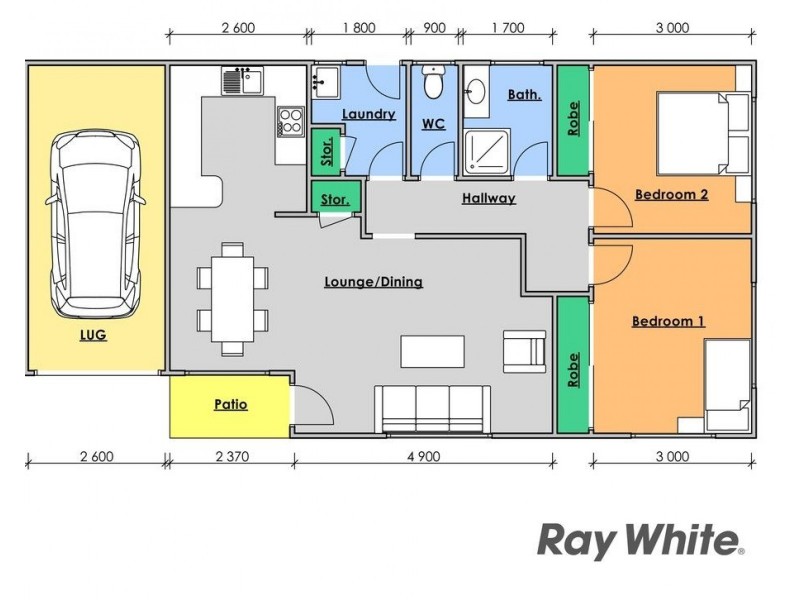 3/125 Edinburgh Drive, Taree NSW 2430 Floorplan