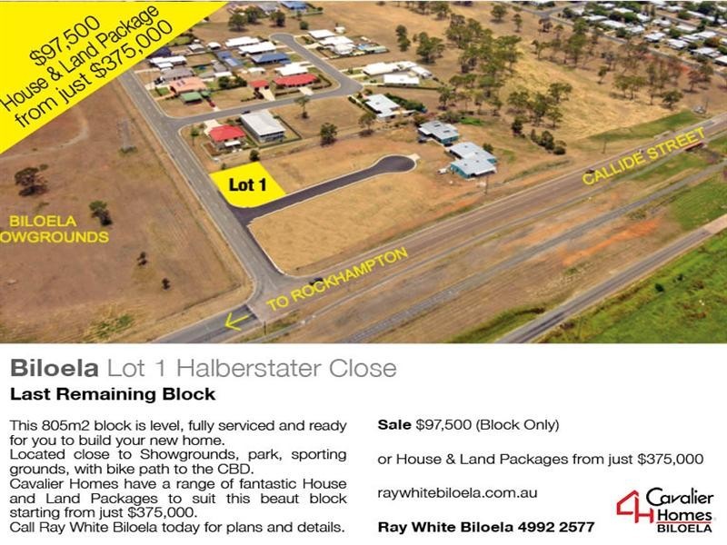 Lot 1 Halberstater Close, Biloela QLD 4715