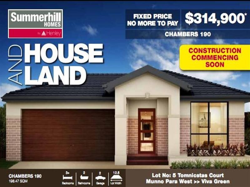 Lot 5 Tomnicstas Street, Munno Para West SA 5115