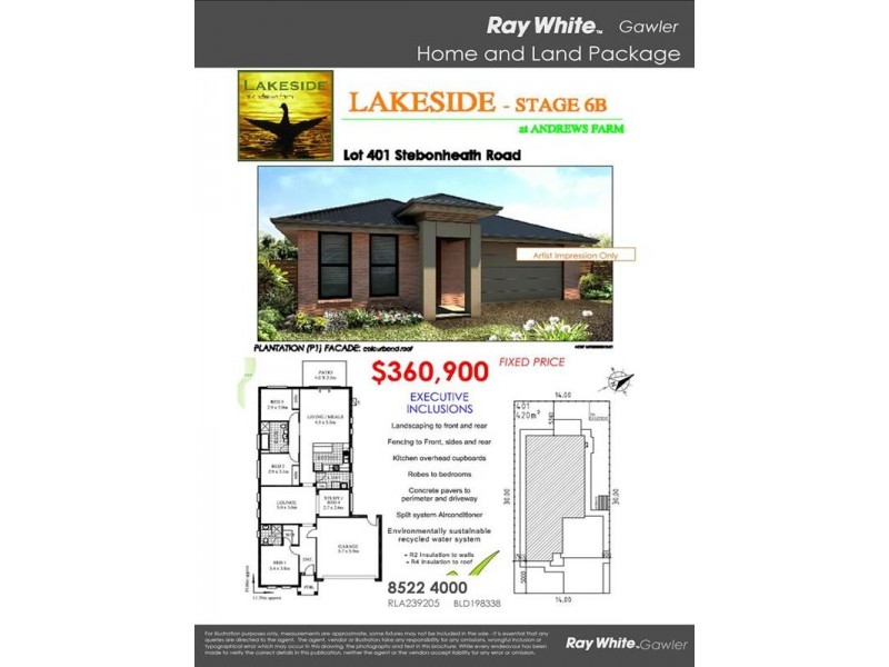 Lot 401 Steboneath Road, Andrews Farm SA 5114