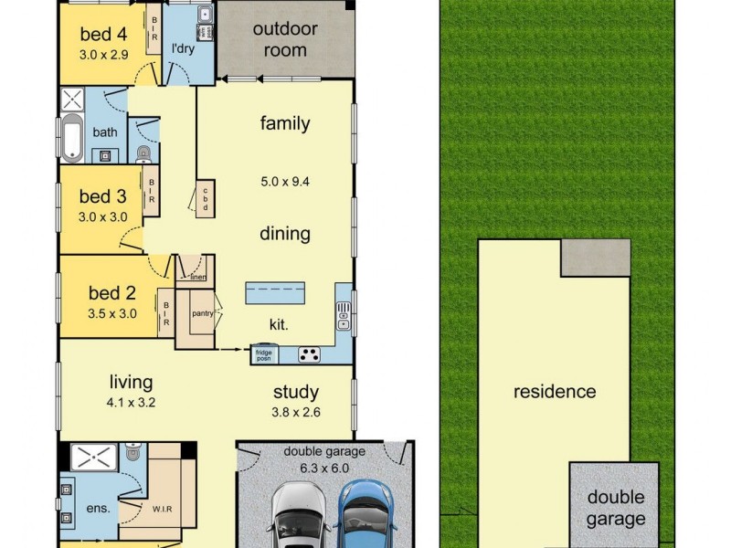 36 Johnson Drive, Glen Waverley VIC 3150 Floorplan
