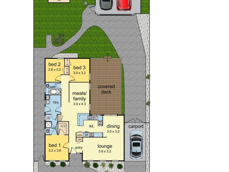 19 Fernbank Crescent, Mulgrave VIC 3170 Floorplan