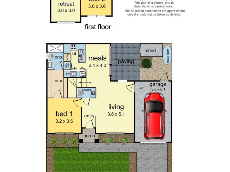 1/48 Adele Avenue, Ferntree Gully VIC 3156 Floorplan