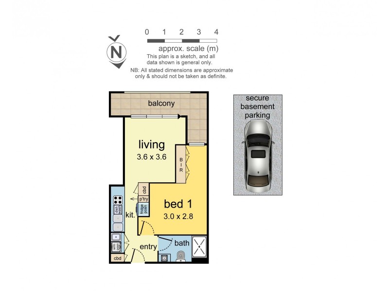 205/1A Launder Street, Hawthorn VIC 3122 Floorplan