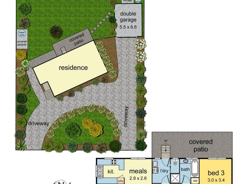 6 Rawlings Avenue, Ferntree Gully VIC 3156 Floorplan