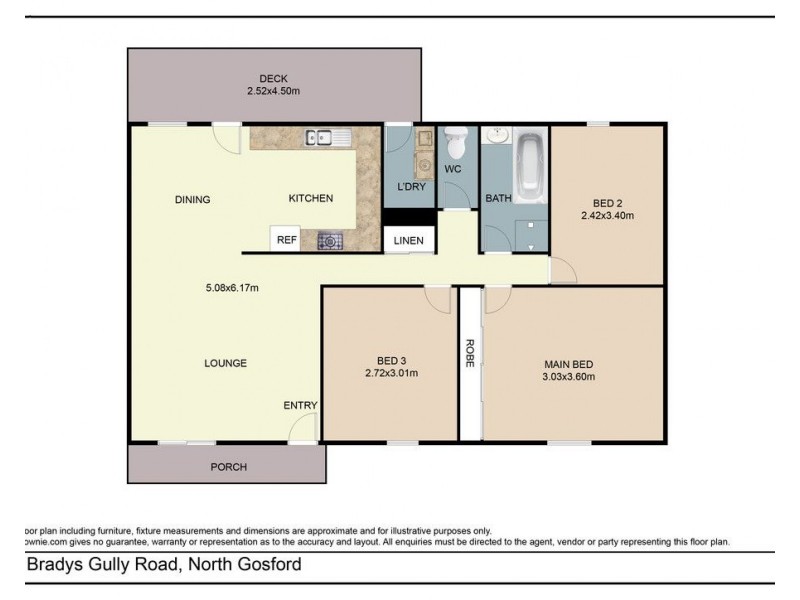 48 Bradys Gully Road, North Gosford NSW 2250 Floorplan