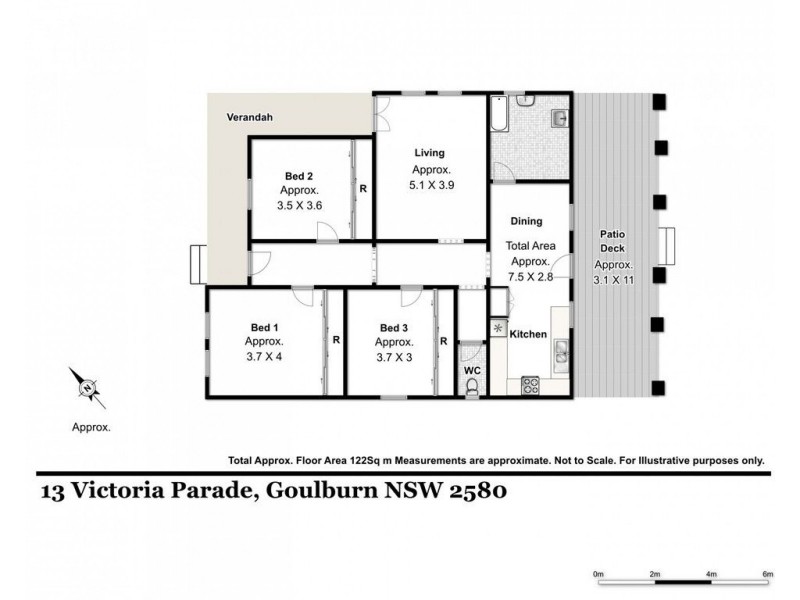 13 Victoria Parade, Goulburn NSW 2580 Floorplan