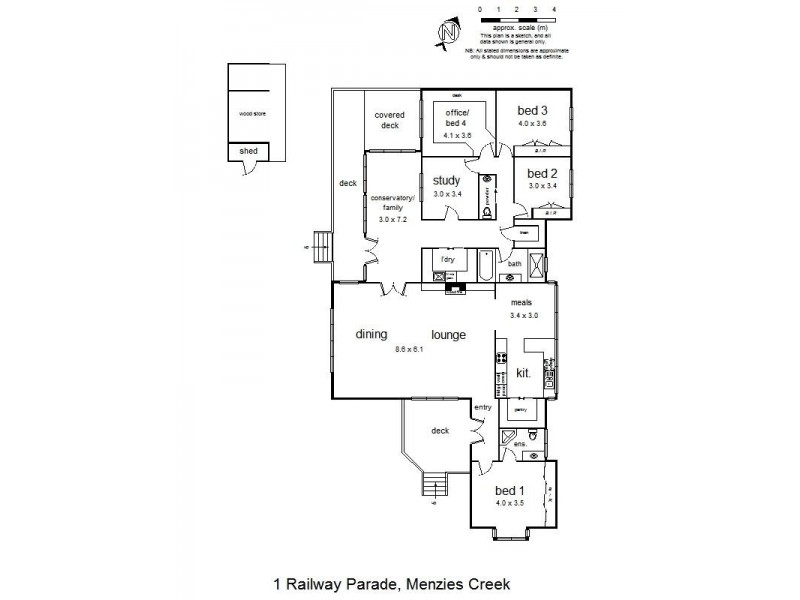 1 Railway Parade, Menzies Creek VIC 3159
