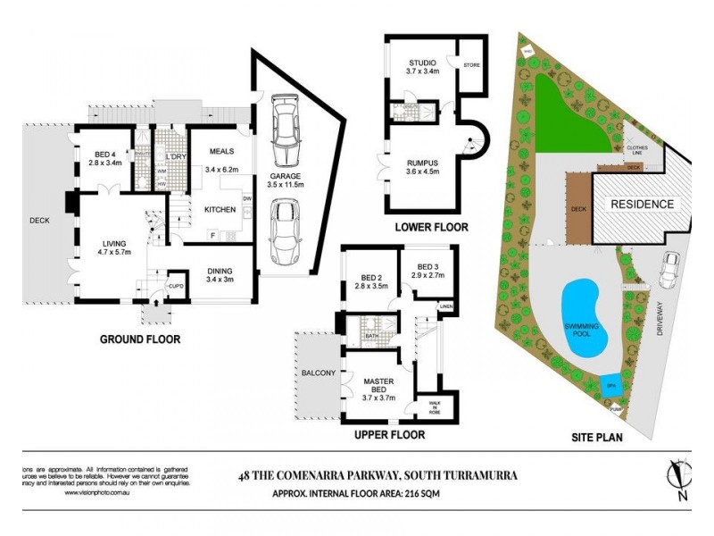 48 The Comenarra Parkway, Turramurra NSW 2074 Floorplan
