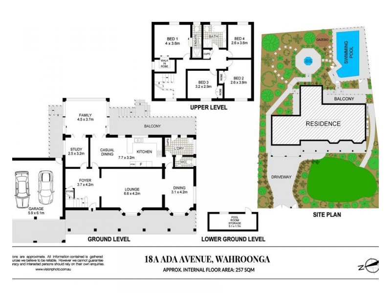 18a Ada Avenue, Wahroonga NSW 2076 Floorplan