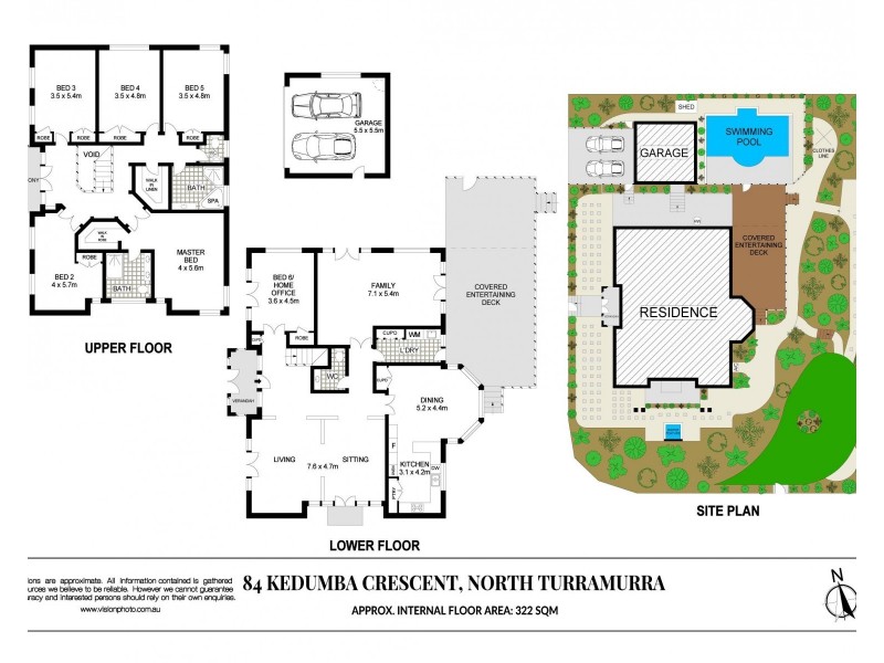 84 Kedumba Crescent, Turramurra NSW 2074 Floorplan