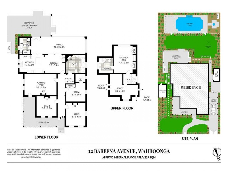 22 Bareena Avenue, Wahroonga NSW 2076 Floorplan