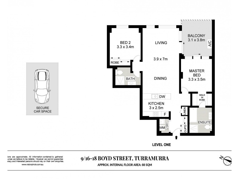 9/16-18 Boyd Street, Turramurra NSW 2074 Floorplan