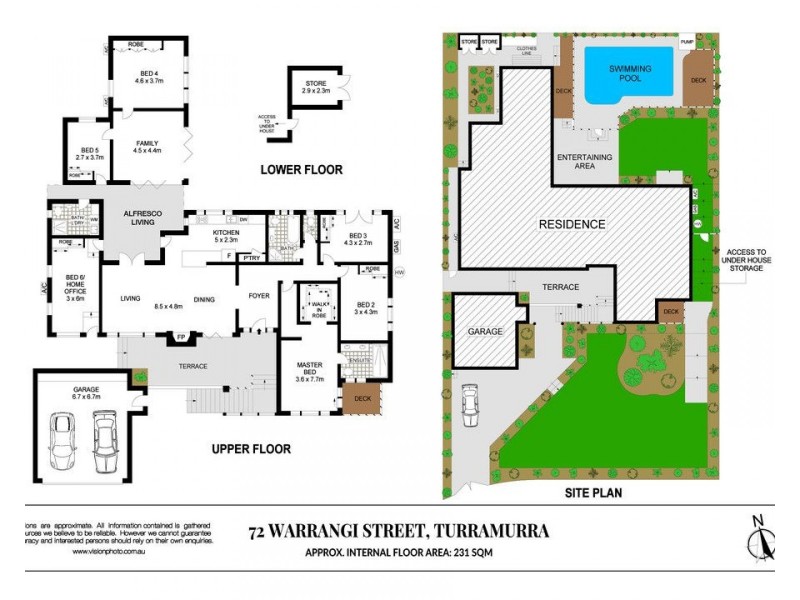 72 Warrangi Street, Turramurra NSW 2074 Floorplan