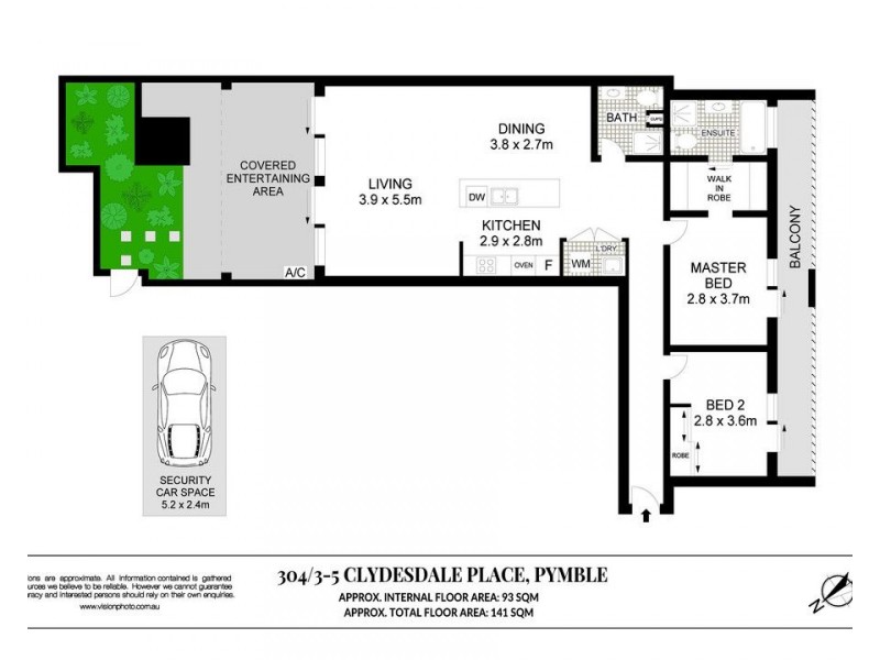 304/3-5 Clydesdale Place, Pymble NSW 2073 Floorplan
