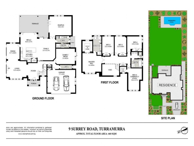 9 Surrey Road, Turramurra NSW 2074 Floorplan
