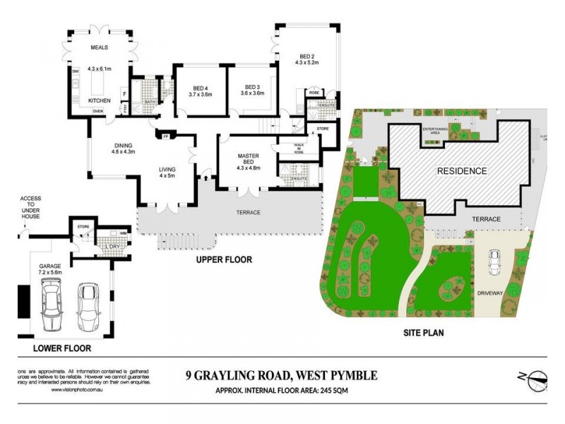 9 Grayling Road, West Pymble NSW 2073 Floorplan