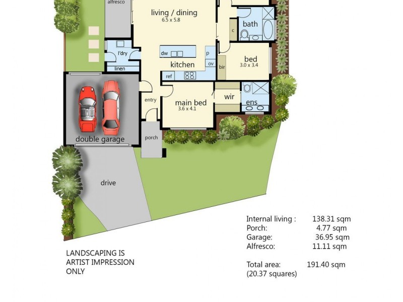 2/5 Dulnain Street, Mount Martha VIC 3934 Floorplan