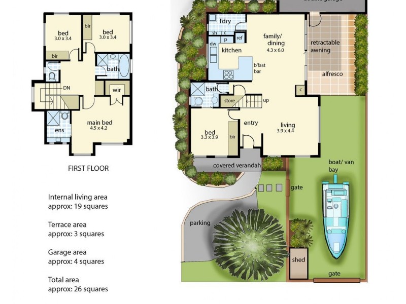 1/4 Turnbull Street, Mornington VIC 3931 Floorplan