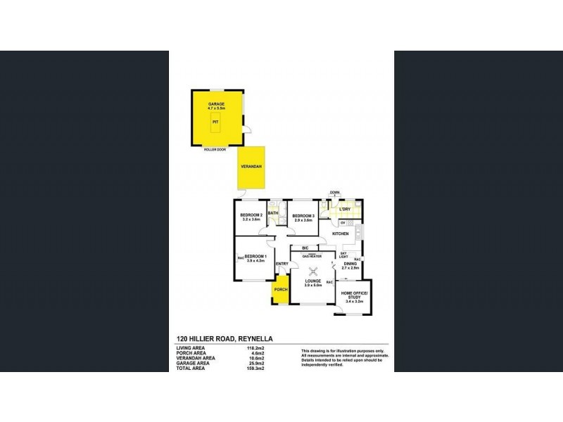 120 Hillier Road, Reynella SA 5161 Floorplan