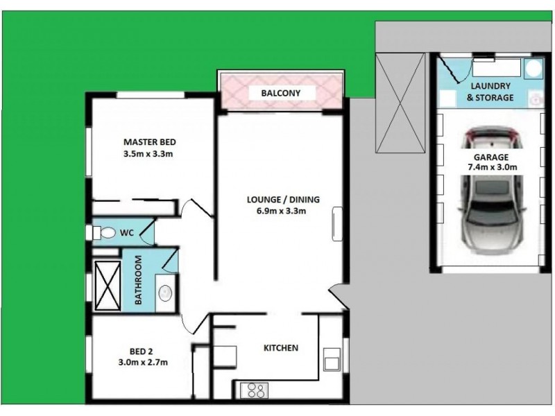 3/19 Clara Street, Annerley QLD 4103 Floorplan