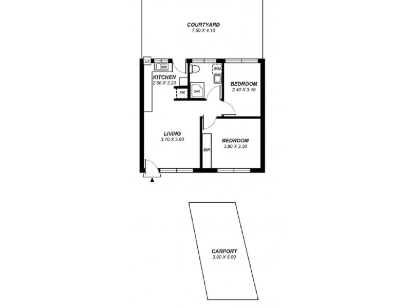 3/45 Kintore Street, Mile End SA 5031 Floorplan