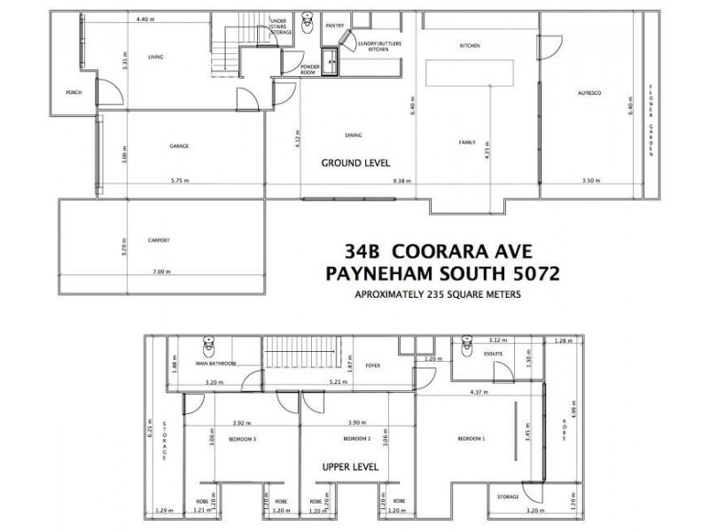 34B Coorara Avenue, Payneham South SA 5070 Floorplan