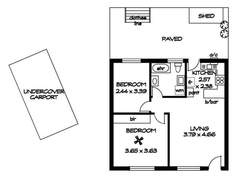 2/2 Hillsdale Street, Prospect SA 5082 Floorplan