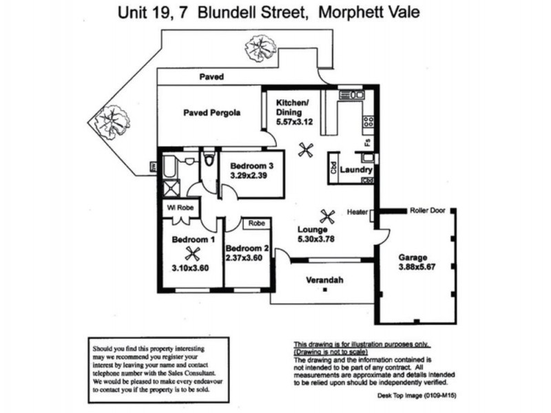 19/7 Blundell Street, Morphett Vale SA 5162 Floorplan