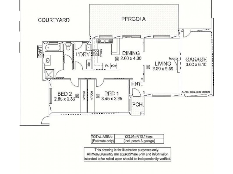 2/13 Tarranna Avenue, Plympton Park SA 5038 Floorplan