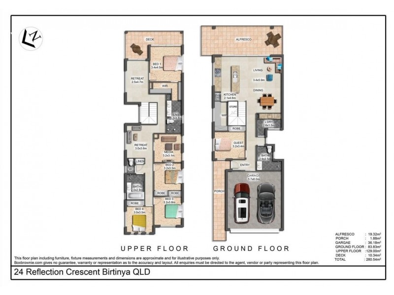 24 Reflection Crescent, Birtinya QLD 4575 Floorplan