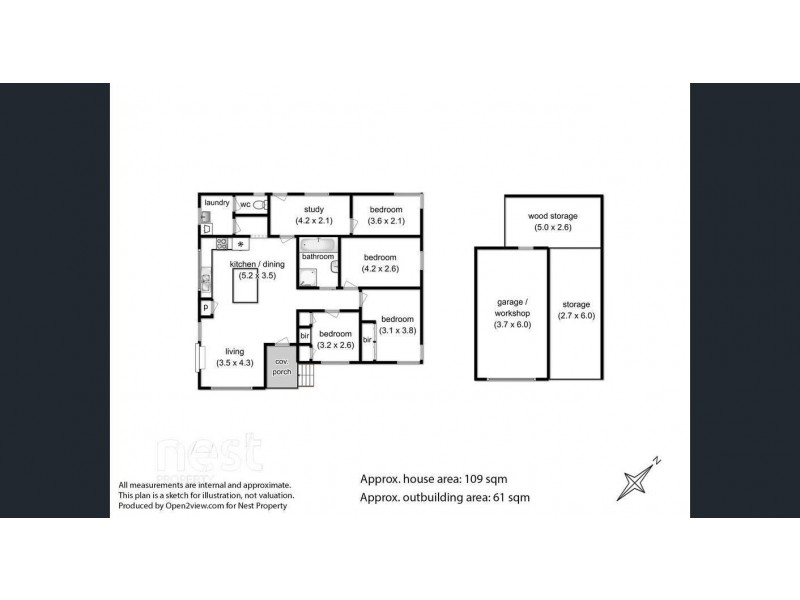 9 Cashs Road, Ranelagh TAS 7109 Floorplan