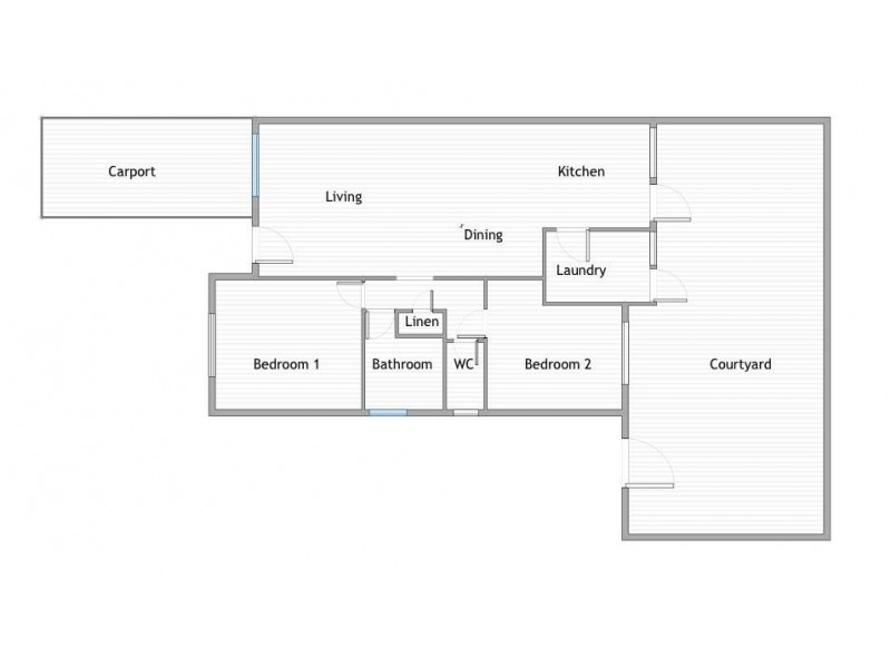 2/290 McDonald Street, Yokine WA 6060 Floorplan