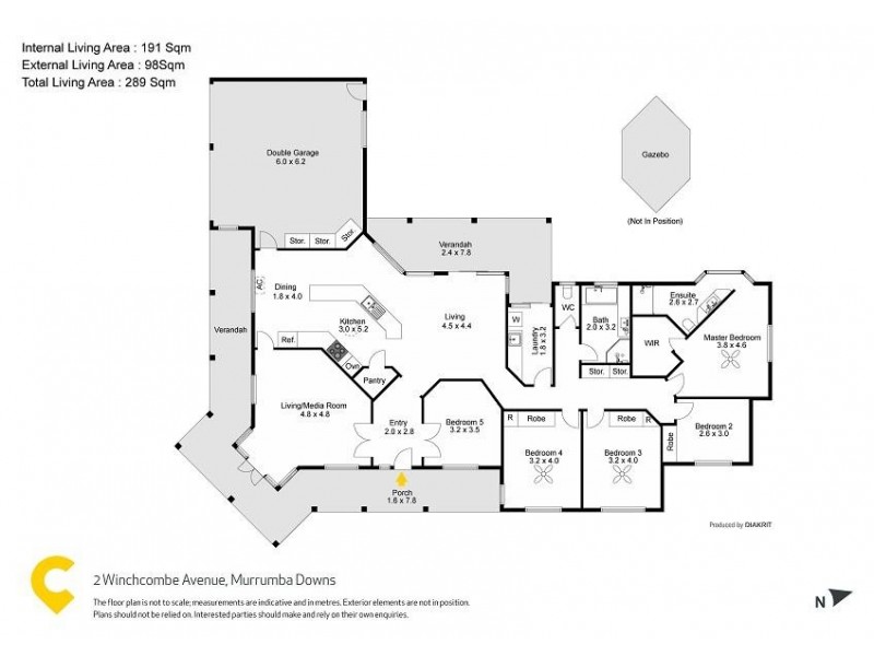 2 Winchcombe Avenue, Murrumba Downs QLD 4503 Floorplan