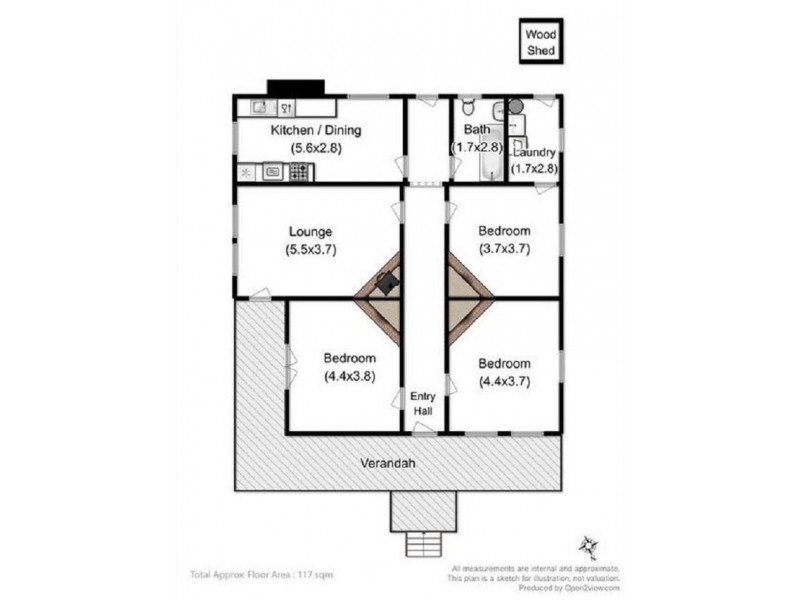 122 Augusta Road, Lenah Valley TAS 7008 Floorplan