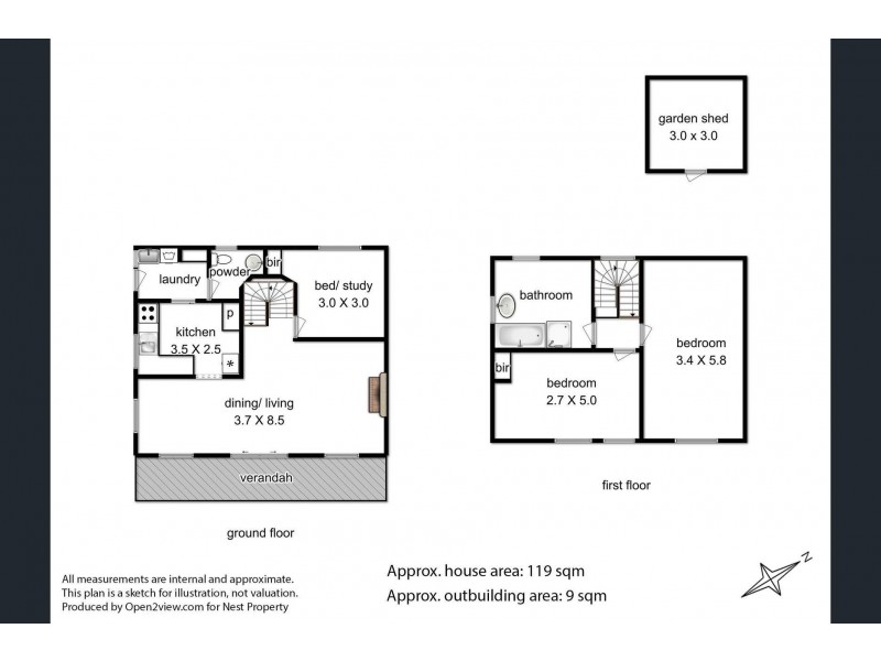 21 Garnett Street, Blackmans Bay TAS 7052 Floorplan