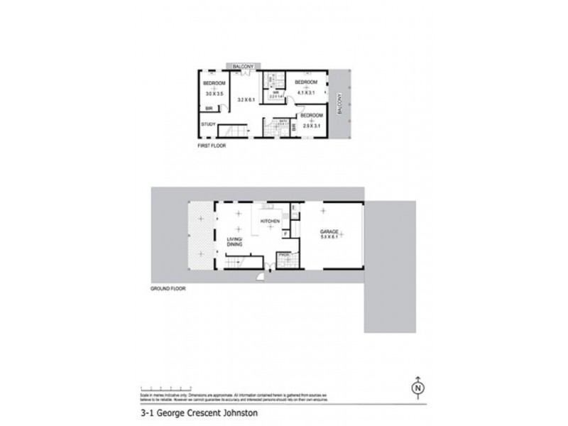 3/1 George Street, Johnston NT 0832 Floorplan
